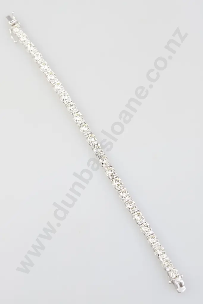 18ct 72stone Diamond Tennis Bracelet Image 1++