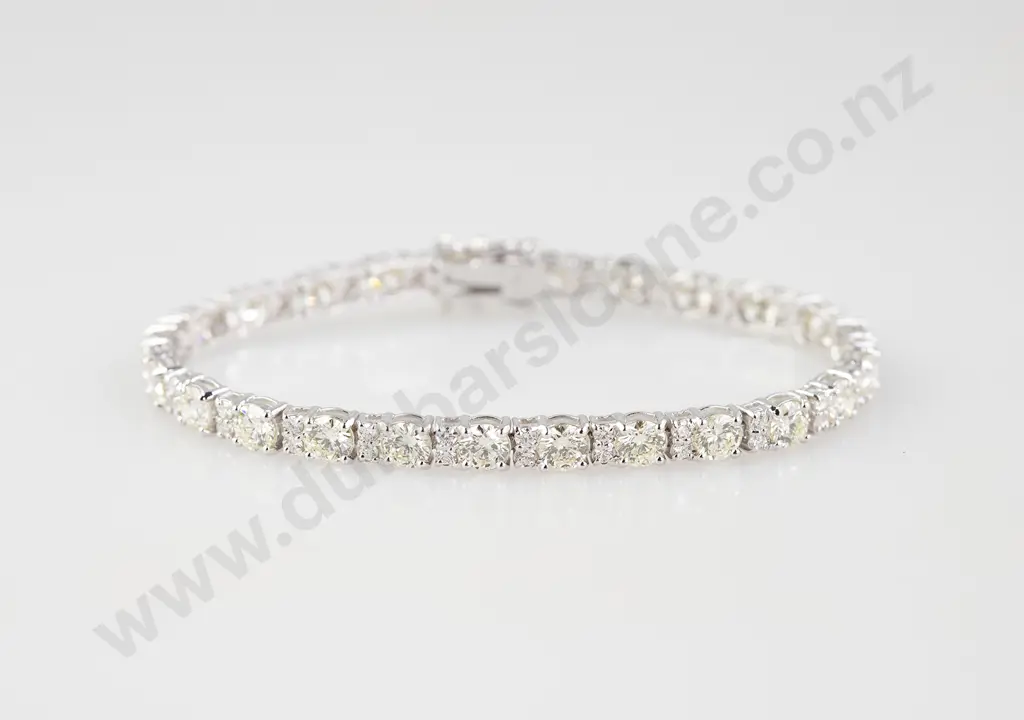 18ct 72stone Diamond Tennis Bracelet Image 1++