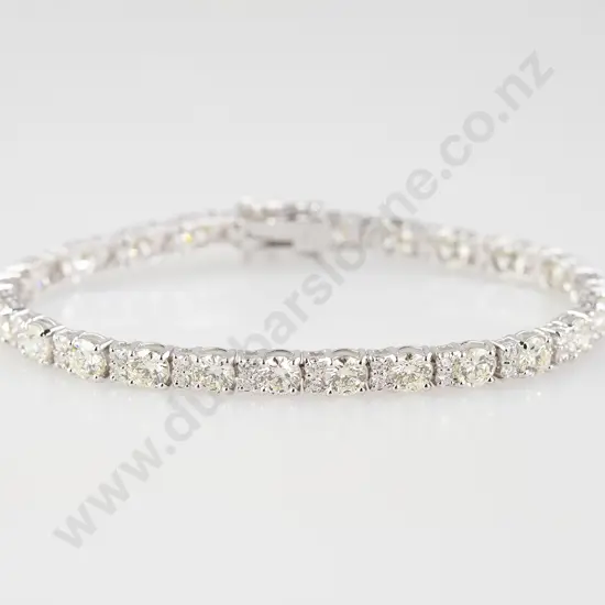 18ct 72stone Diamond Tennis Bracelet