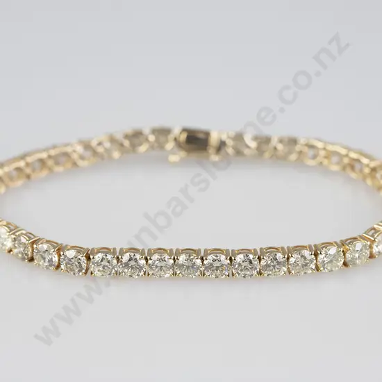 14ct 38stone Diamond Tennis Bracelet
