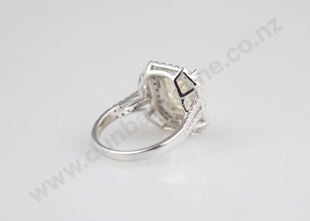 14ct White 79stone Fancy Diamond Cluster Ring Image 1++