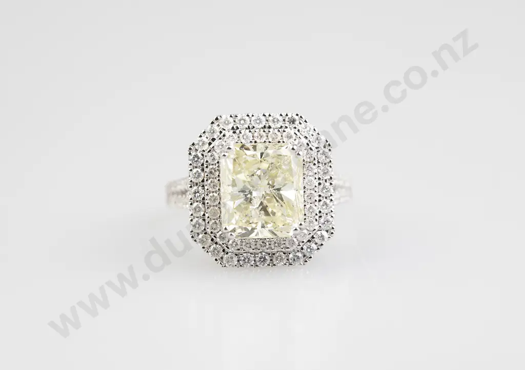 14ct White 79stone Fancy Diamond Cluster Ring Image 1++