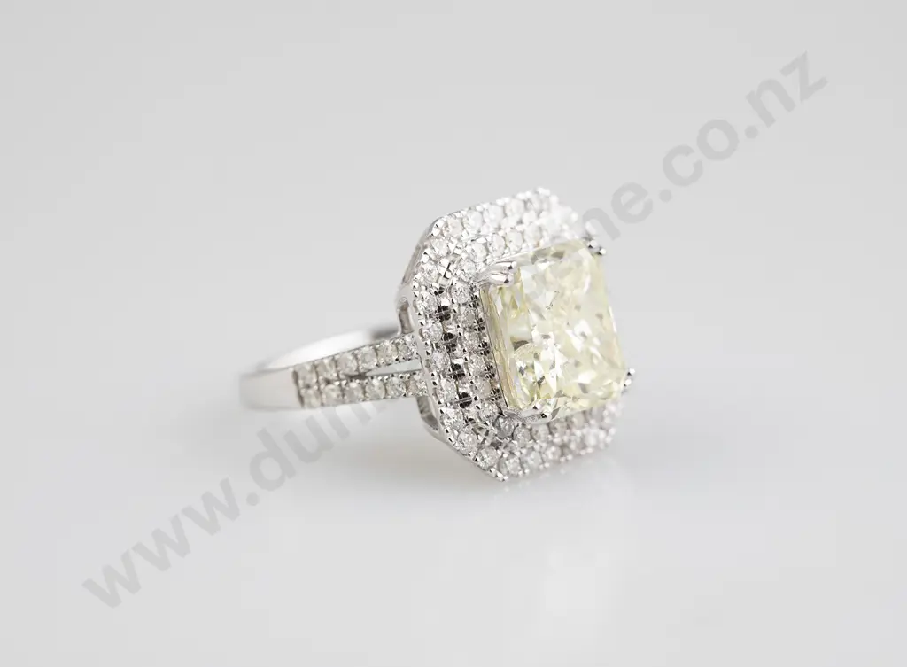 14ct White 79stone Fancy Diamond Cluster Ring Image 1++