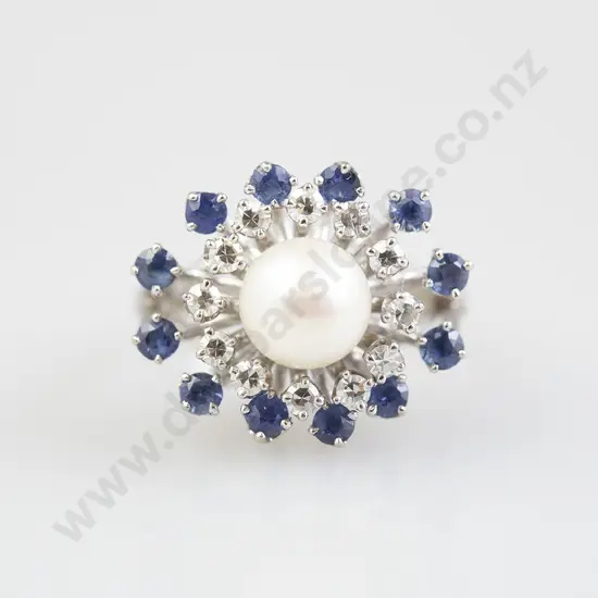 14ct White Gold Single Cultured Pearl