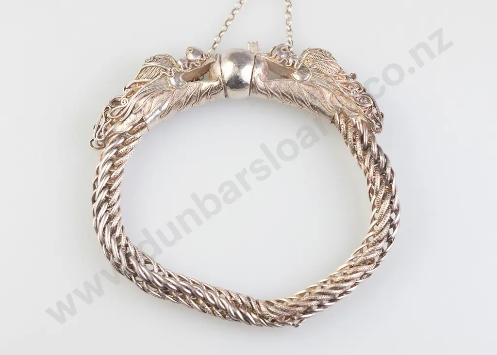 Silver Dragon Bracelet Image 1++