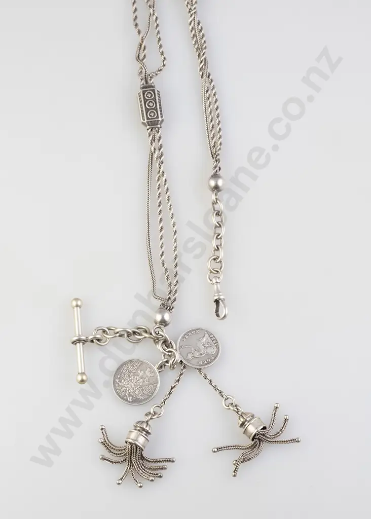 S/S (unmarked) Fancy Fob Chain Image 1++