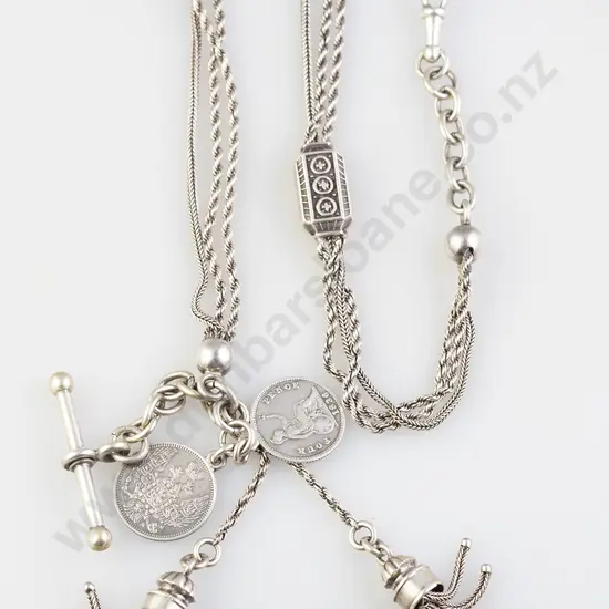 S/S (unmarked) Fancy Fob Chain