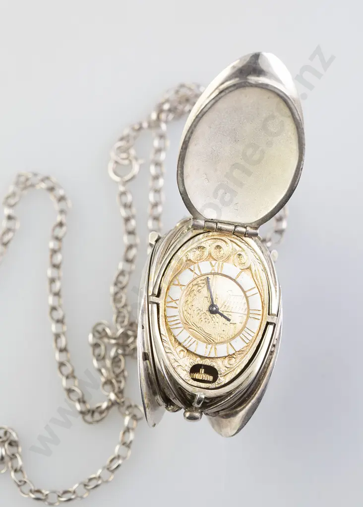 St James House Company S/S Spoon 'Form' Pendant Watch Image 1++