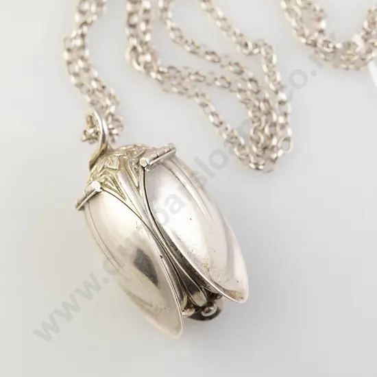 St James House Company S/S Spoon 'Form' Pendant Watch