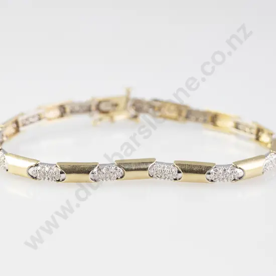 10ct 130stone Diamond Bracelet