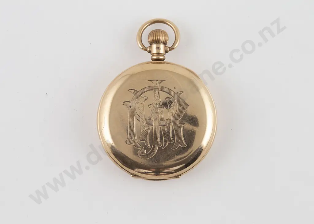 9ct Swiss Movement Cased Open Face Lever Wind Pocket Watch Image 1++