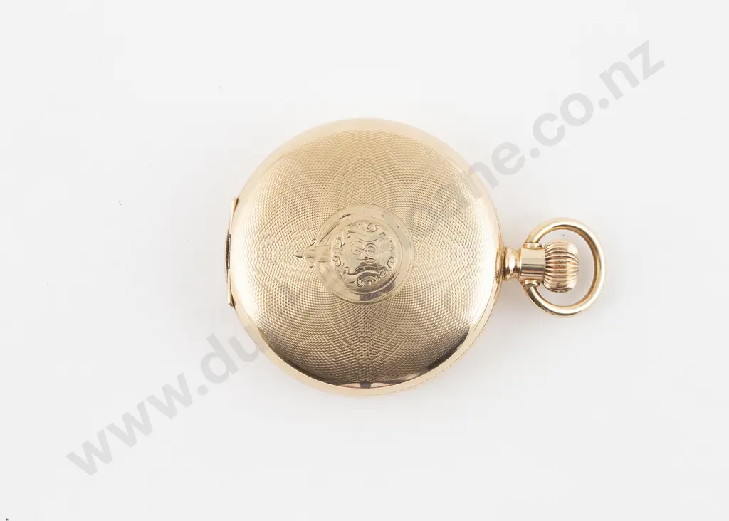 Howard of Boston USA Gold Plate Hunter Cased Lever Wind Pocket Watch Image 1++