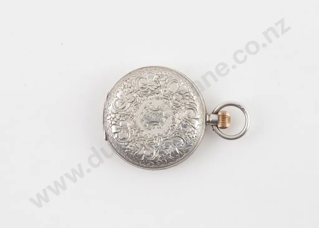 Baume Longines S/S Hunter Case Lever Wind Small Pocket Watch Image 1++