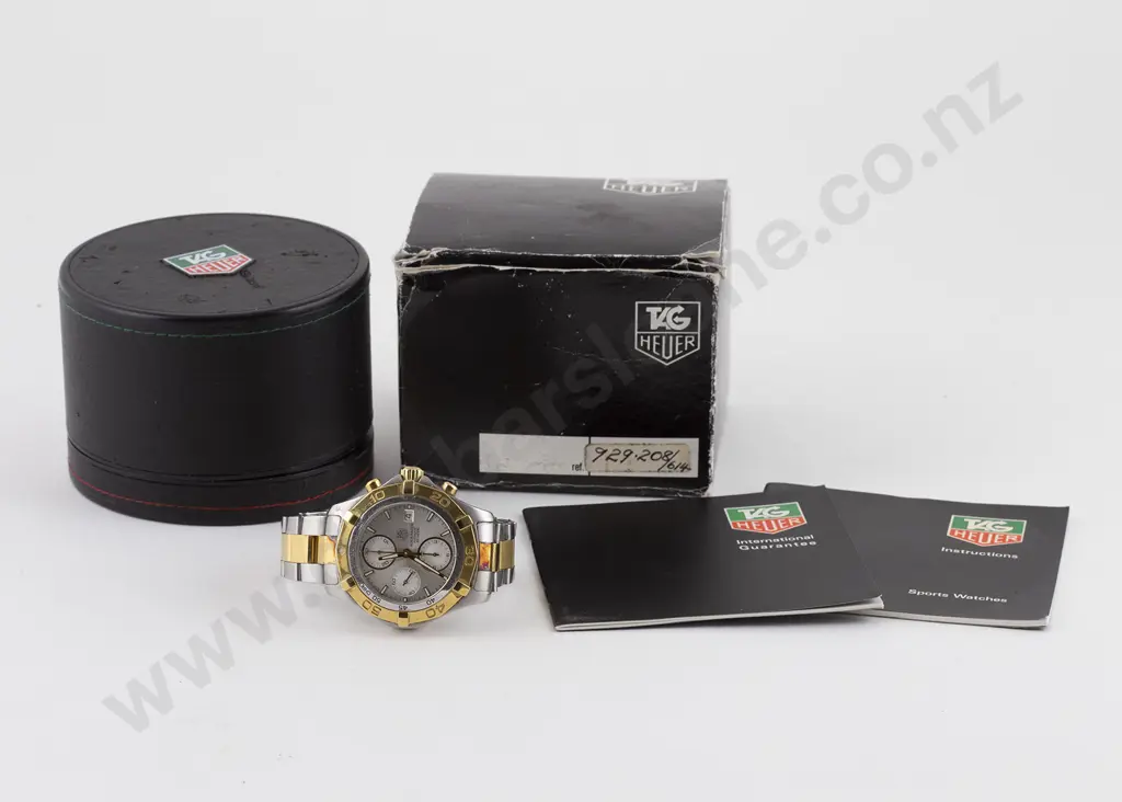C2000 Tag Heuer Aquaracer Gents CAF2120 Chronograph Wrist Watch Image 1++