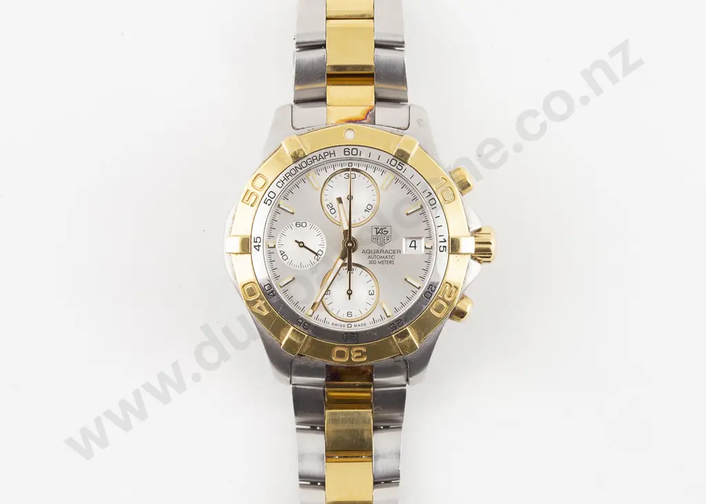 C2000 Tag Heuer Aquaracer Gents CAF2120 Chronograph Wrist Watch Image 1++