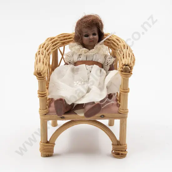 'Sofie' Tiny All Brown Bisque Doll
