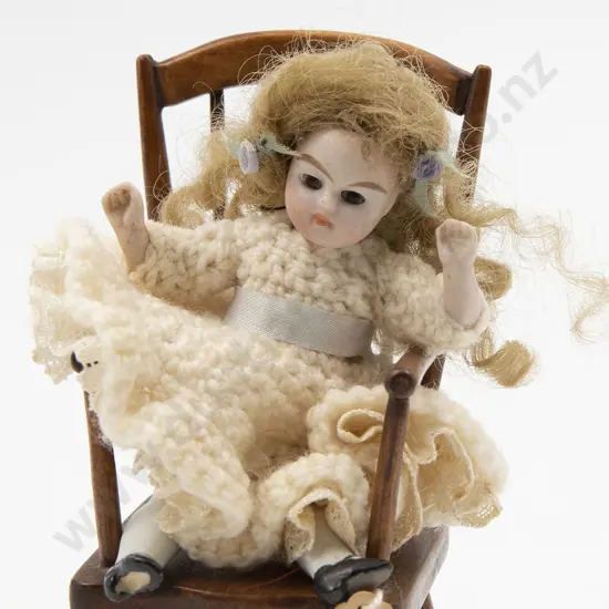 'Anna' Tiny All Bisque Doll