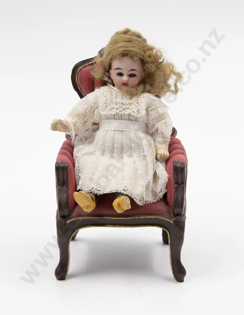 'Cecile' Small Bisque Doll Image 1++