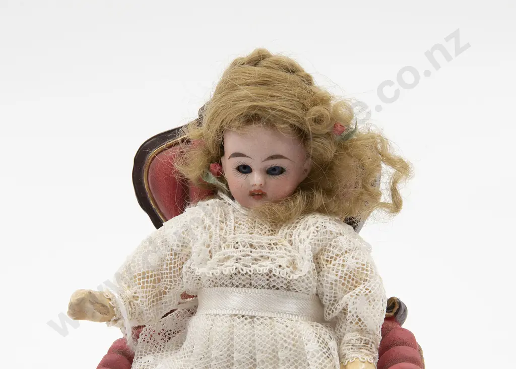 'Cecile' Small Bisque Doll Image 1++
