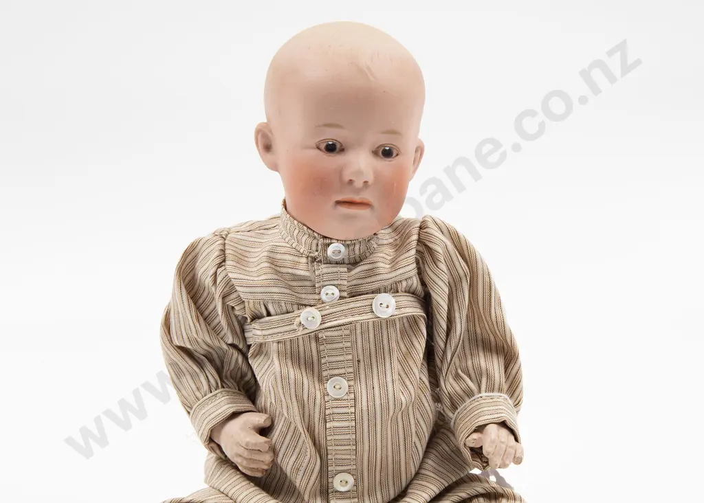 'Mark' Gebruder Heubach Bisque Character Baby Doll Image 1++