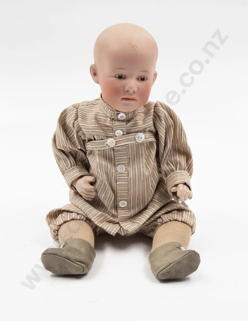 'Mark' Gebruder Heubach Bisque Character Baby Doll Image 1++