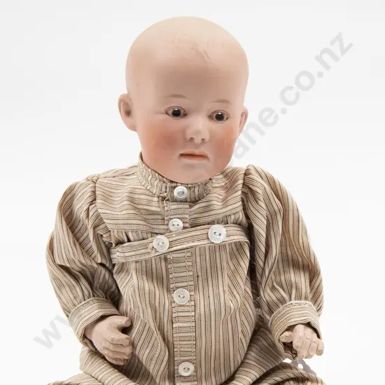 'Mark' Gebruder Heubach Bisque Character Baby Doll