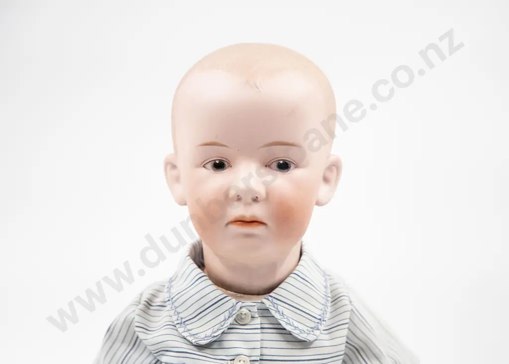 Gebruder Heubach Bisque Pouty Character Boy Doll Image 1++