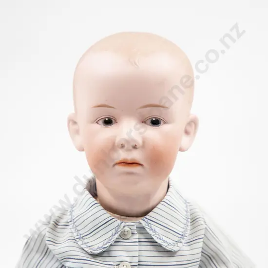 Gebruder Heubach Bisque Pouty Character Boy Doll