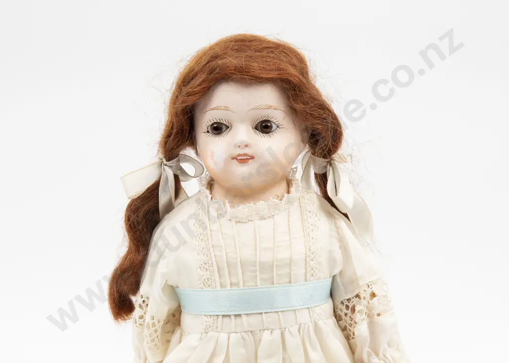 Antique Composition Shoulder Plate Doll Image 1++