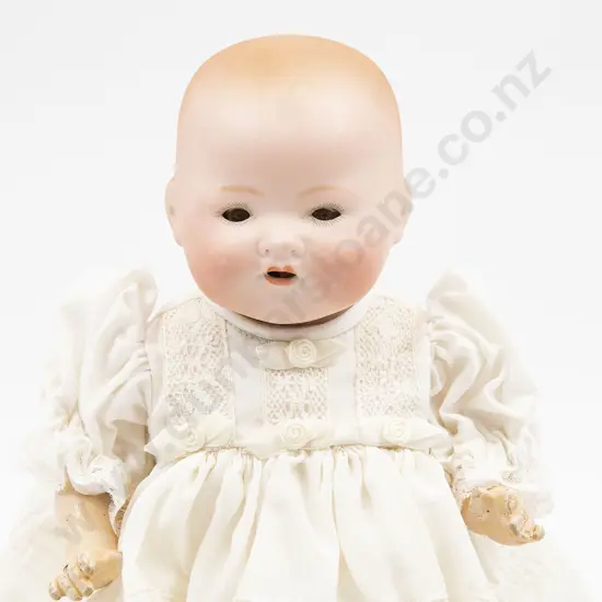 Two Bisque Character Baby Dolls