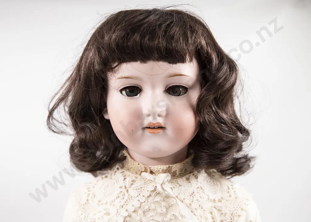 Two Large Armand Marseille and Simon & Halbig Bisque Dolls Image 1++
