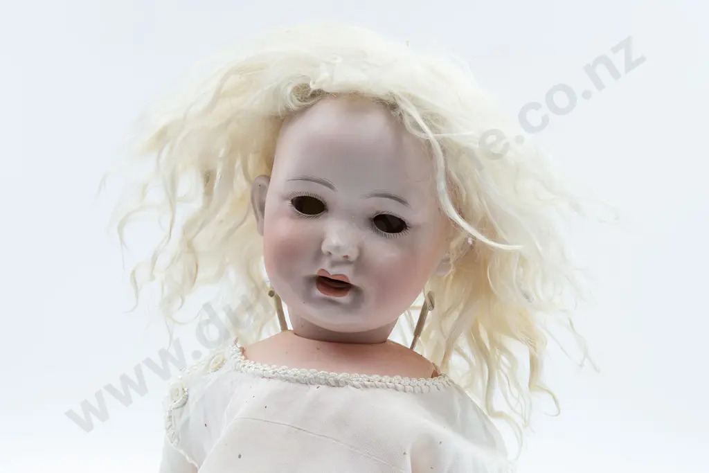 Porzellanfabrik Mengersgereuth Bisque Character Baby Doll Image 1++
