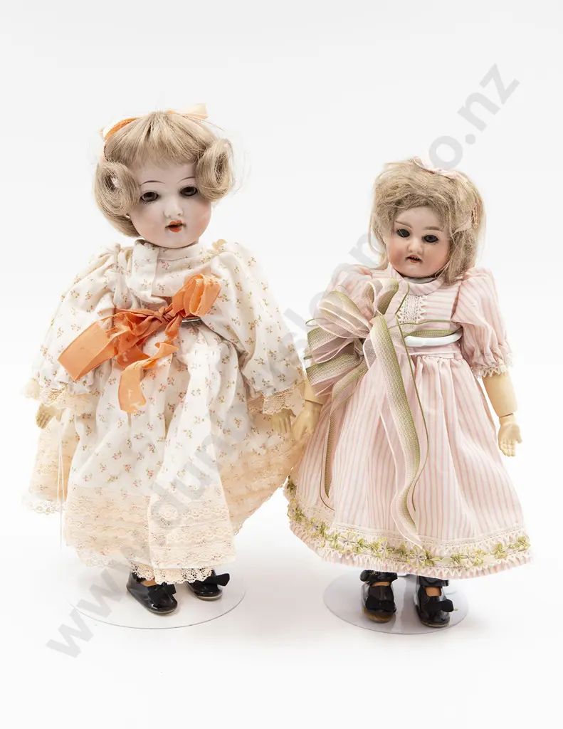 S PB H and Armand Marseille Bisque Dolls Image 1++