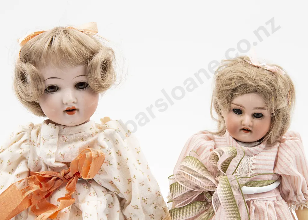 S PB H and Armand Marseille Bisque Dolls Image 1++