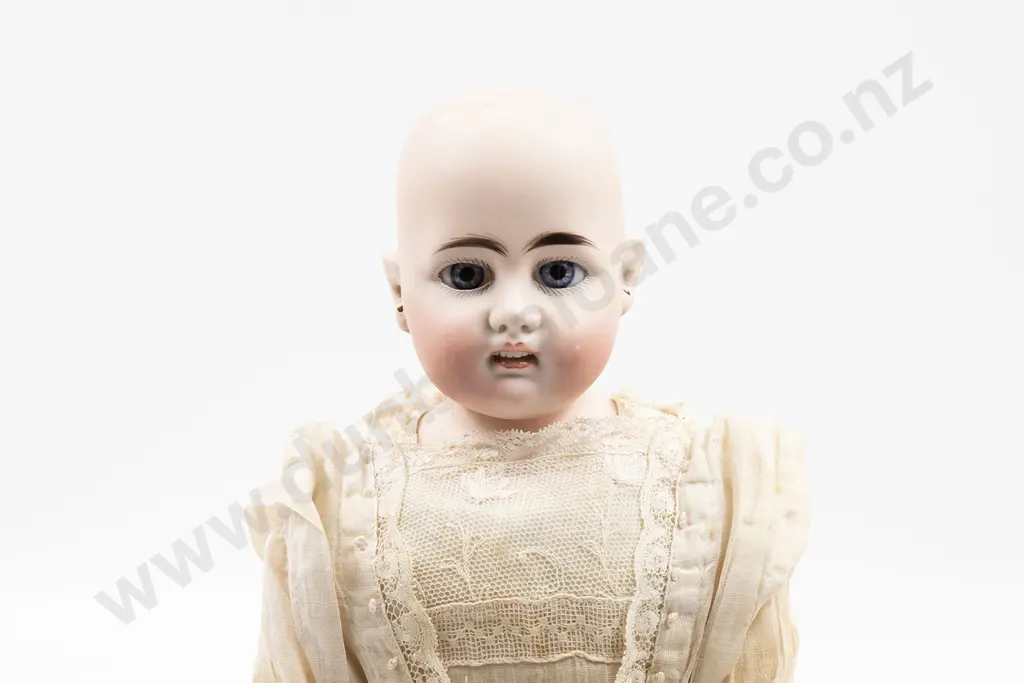Unmarked French Bisque Shoulder Plate Doll Image 1++