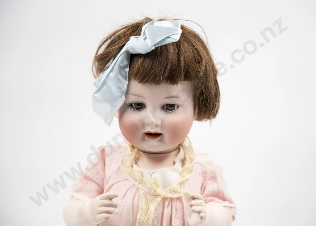 Pozellanfabrik Mengersereuth Bisque Character Toddler Doll Image 1++
