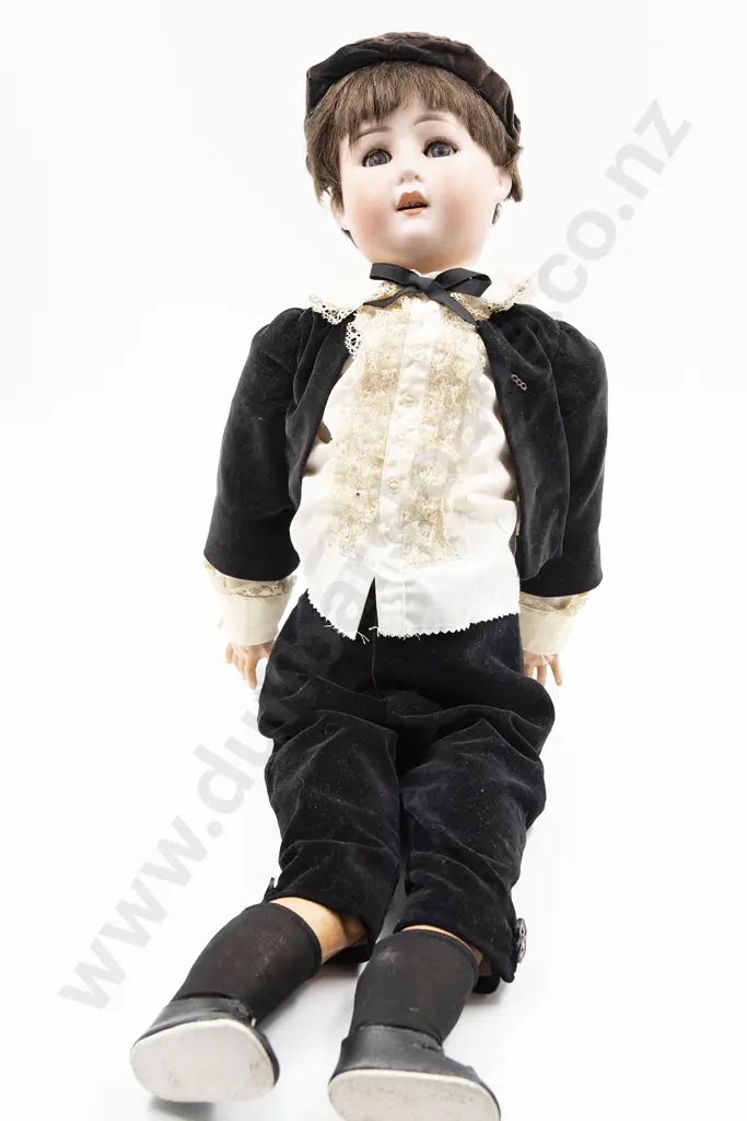 F & W Goebel Bisque Boy Doll Image 1++
