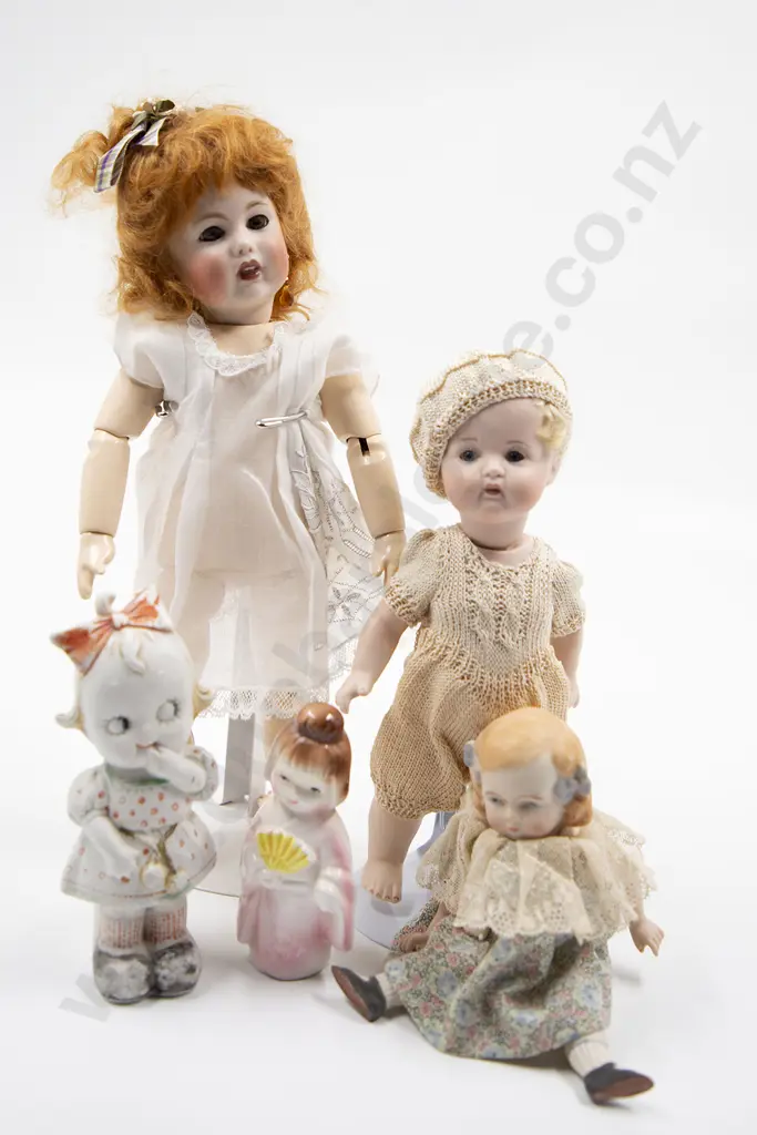 Two New Bisque Character Dolls Image 1++