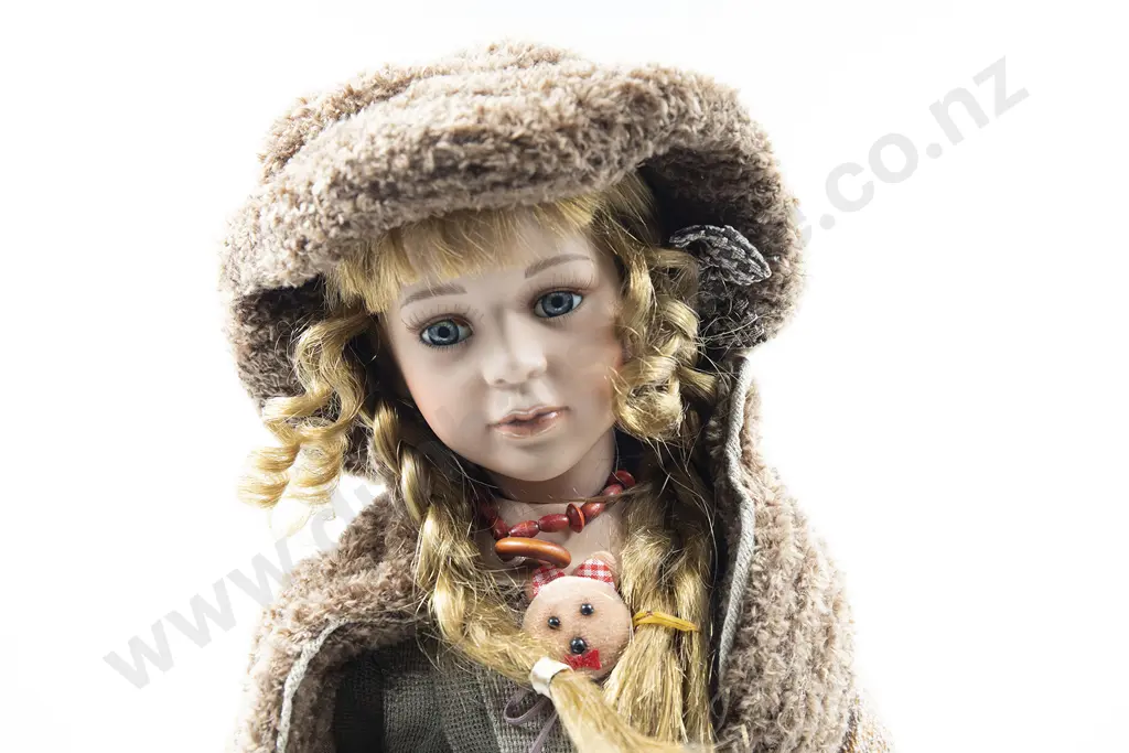 Boxed As New German Porcelain Character Doll Image 1++