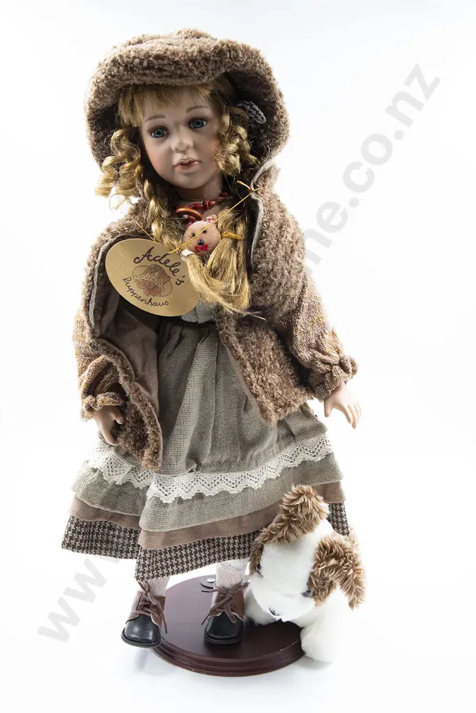 Boxed As New German Porcelain Character Doll Image 1++