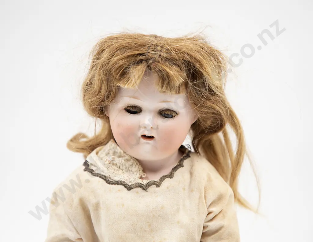 Nippon Bisque Character Bisque Shoulder Plate Doll Image 1++