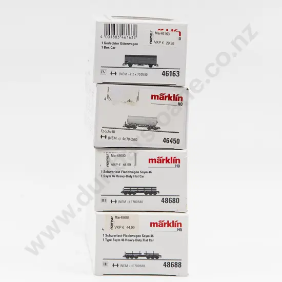 Marklin 46163 and 46450 and 48680 and 48688 (4)