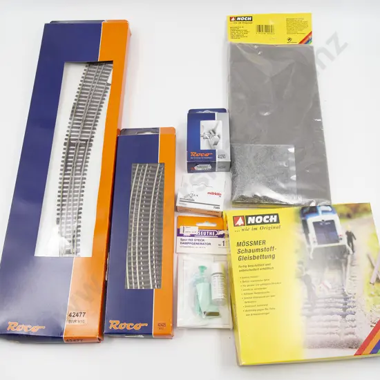 Good Quantity Mainly Roco Boxed Track and Accessories