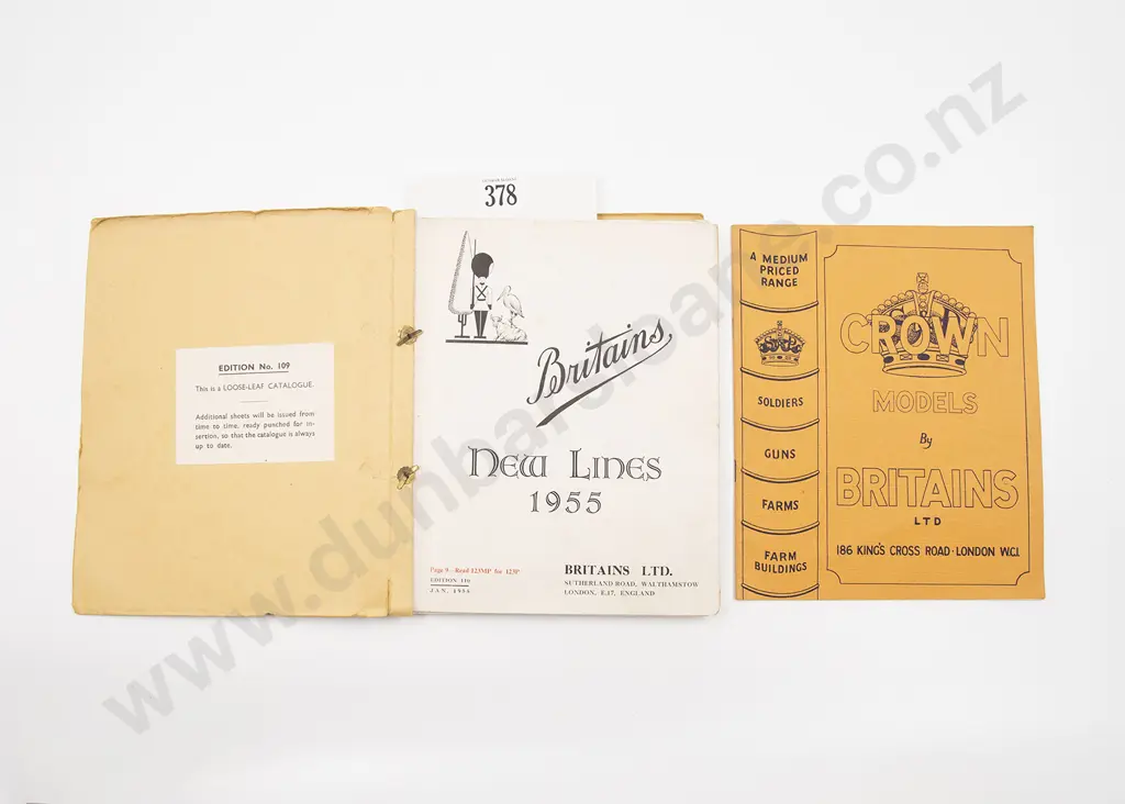 Britains 1955 New Lines Catalogue Image 1++