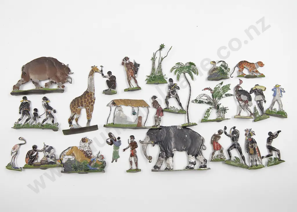 Collection Early C20th 'Zinnfiguren' Lead Flat Figures Image 1++