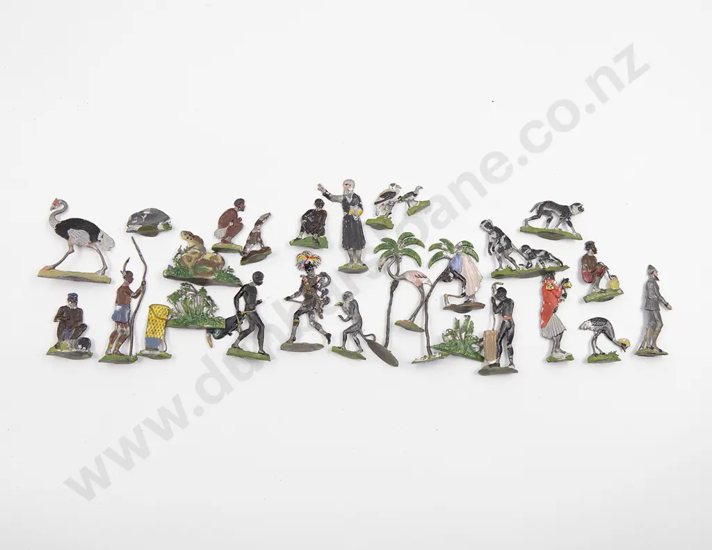 Collection Early C20th 'Zinnfiguren' Lead Flat Figures Image 1++