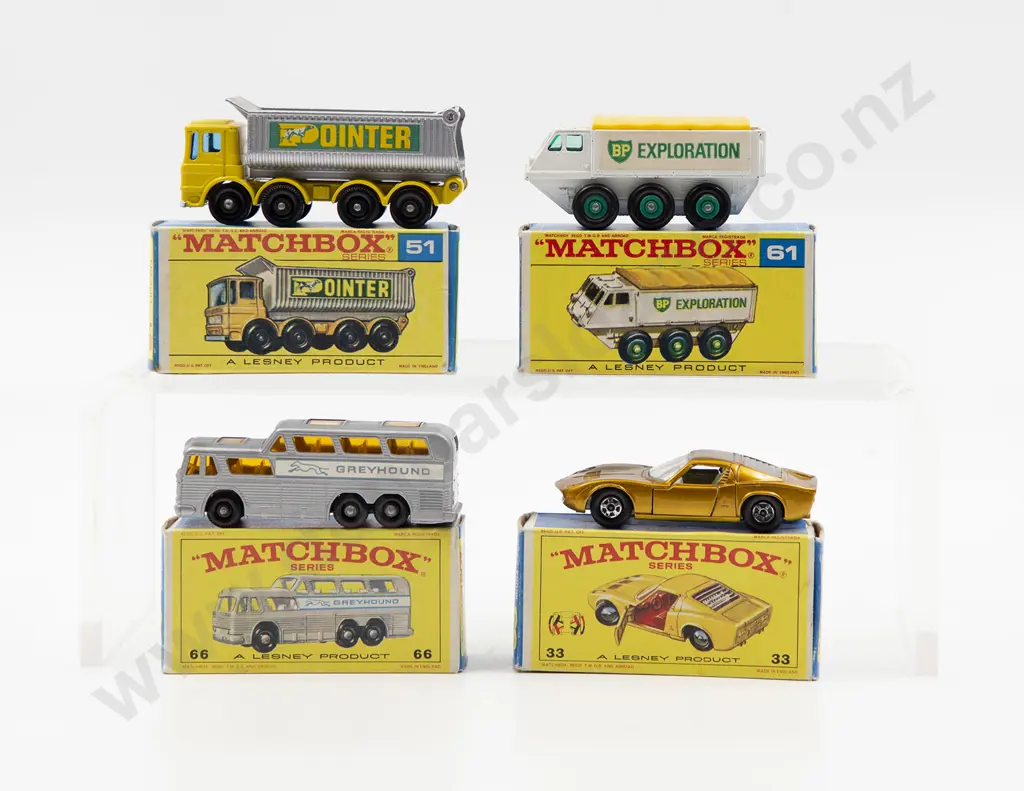 Four Boxed Matchbox Early Issue 1-75 Models Image 1++