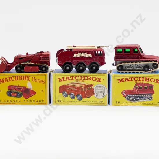 Three Boxed Matchbox Early Issue 1-75 Models