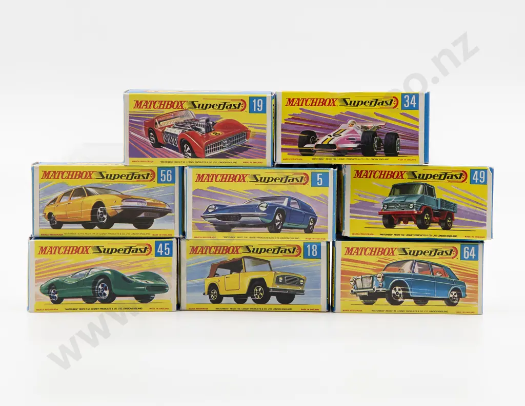 Eight Boxed Matchbox 1-75 Superfast Models Image 1++