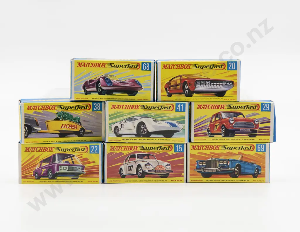 Eight Boxed Matchbox 1-75 Superfast Models Image 1++